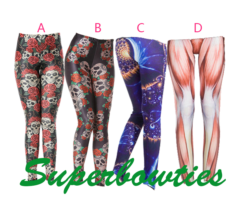 printed jeggings for womens